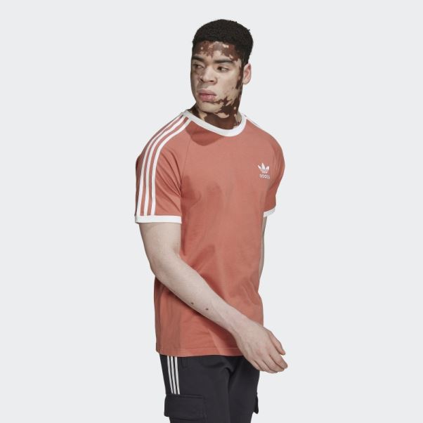 T-shirt Adidas Adicolor Classics à 3 Bandes Terre