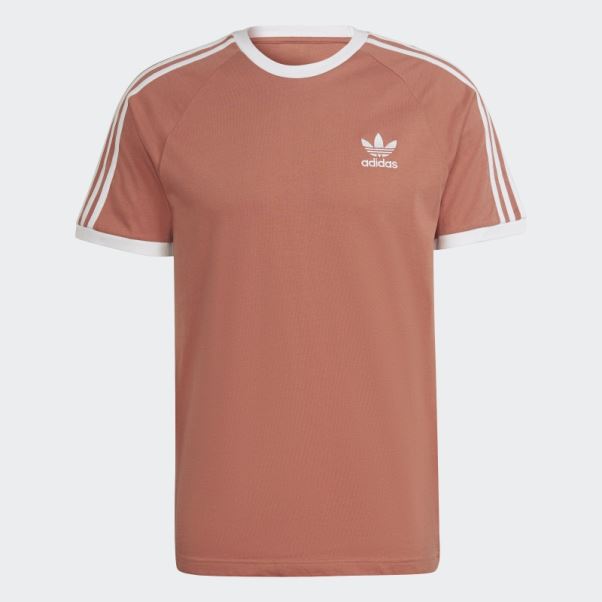 T-shirt Adidas Adicolor Classics à 3 Bandes Terre