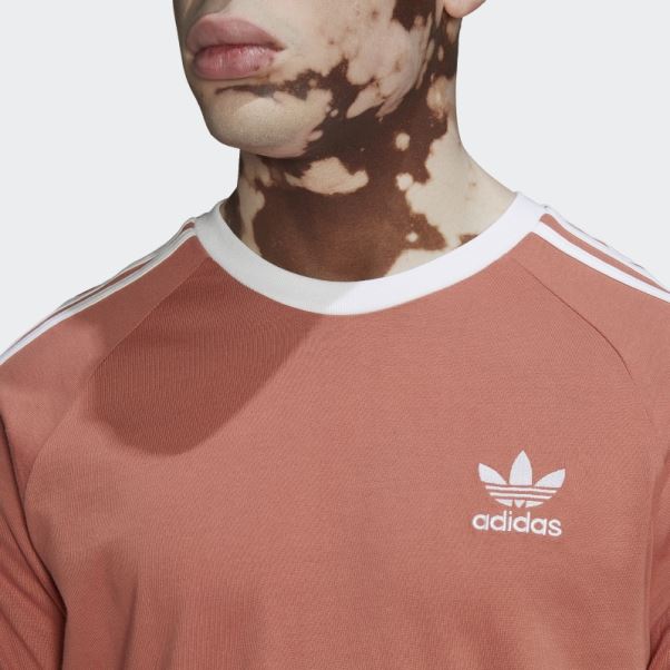T-shirt Adidas Adicolor Classics à 3 Bandes Terre