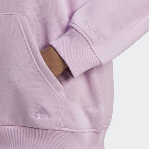 Tout Szn Polaire Copain Sweat à Capuche Lilas Adidas
