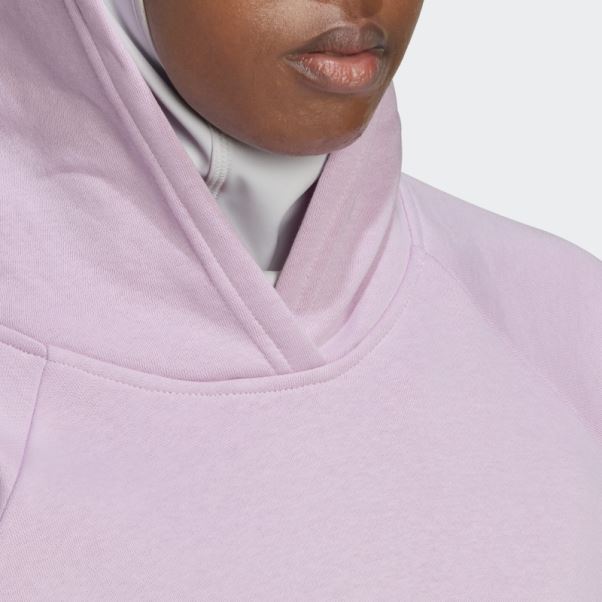 Tout Szn Polaire Copain Sweat à Capuche Lilas Adidas