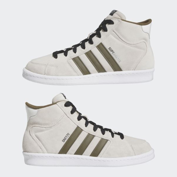 éternuement Superskate Chaussures Adidas Blanc