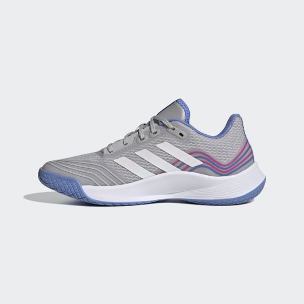 Chaussures De Volley-ball Novaflight Grises Adidas