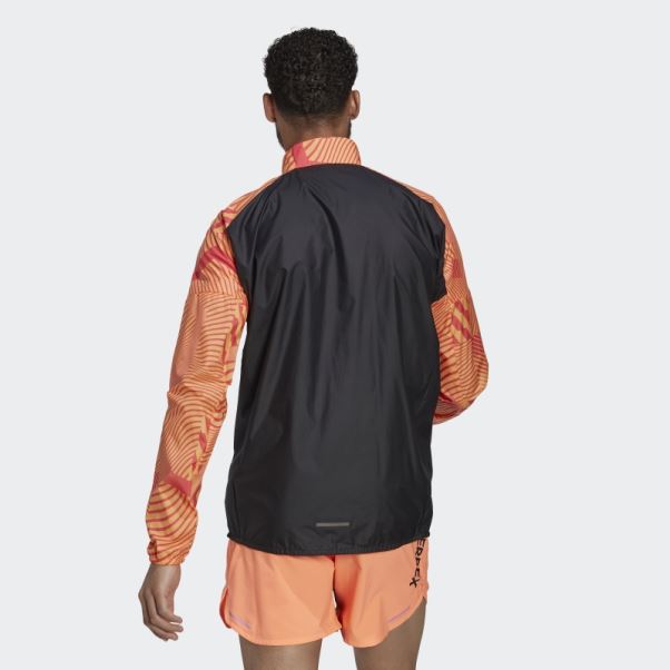Adidas Lilas Terrex Trail Running Coupe-vent Imprimé
