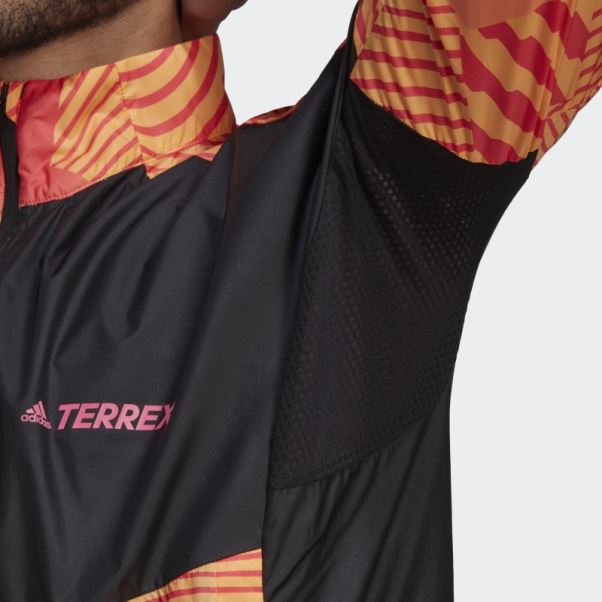 Adidas Lilas Terrex Trail Running Coupe-vent Imprimé