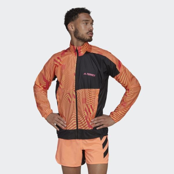 Terrex Trail Running Bca Coupe-vent Imprimé Lilas Adidas