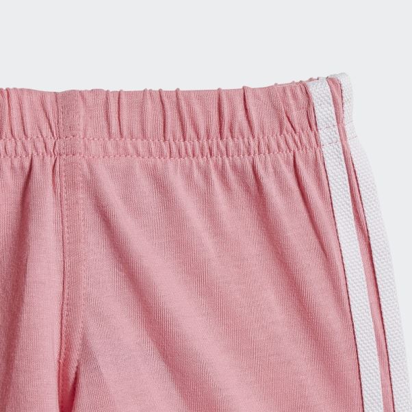 Short Trèfle Tee Set Blanc Adidas
