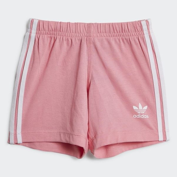 Short Trèfle Tee Set Adidas Blanc