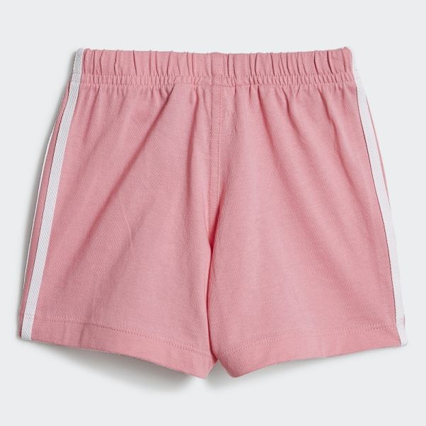 Short Trèfle Tee Set Adidas Blanc