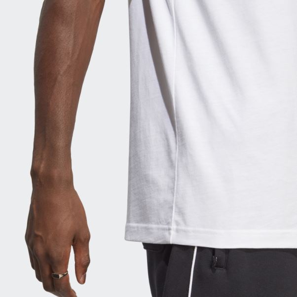 T-shirt Adicolor Classics Trèfle Adidas Blanc