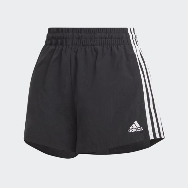 Adidas Essentials 3-stripes Short Tissé Blanc