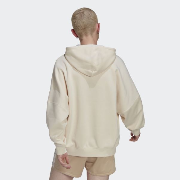 Sweat à Capuche Adidas Ski Chic Blanc