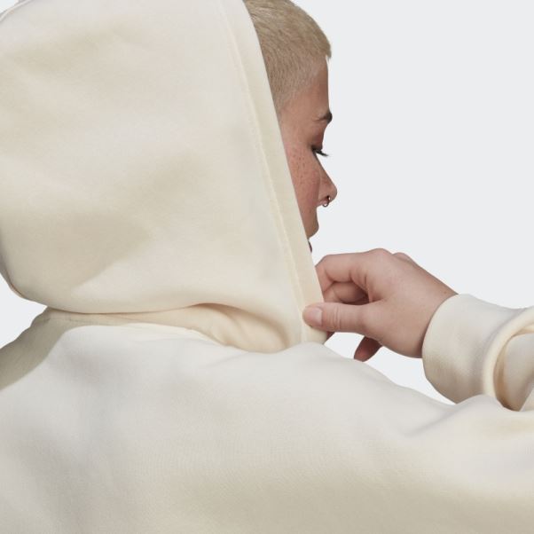Sweat à Capuche Adidas Ski Chic Blanc