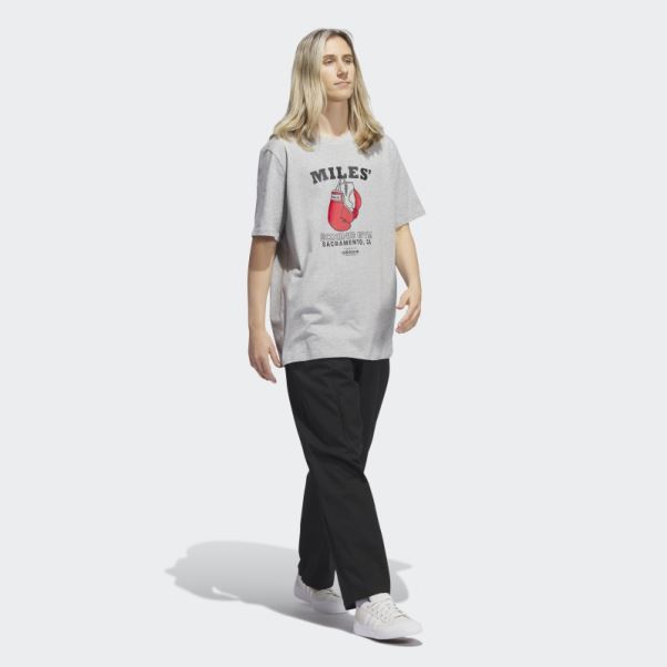 écarlate Adidas Miles' Business T-shirt à Manches Courtes Fashion
