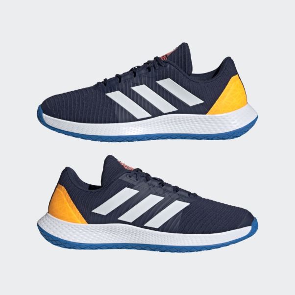 Chaussure De Handball Forcebounce Bleu Marine Adidas