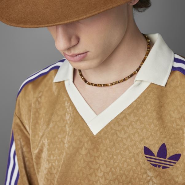 Adidas Desert Adicolor Heritage Now Vintage T-shirt à Manches Longues Marron