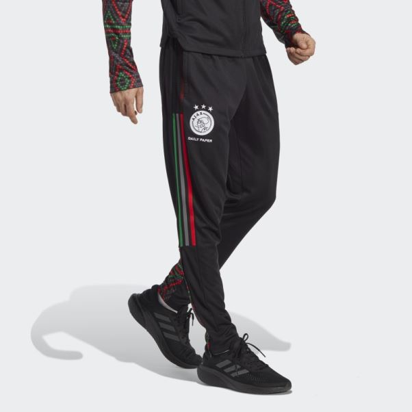 Ajax Amsterdam X Daily Paper Tiro 21 Pantalon De Survêtement Noir Adidas