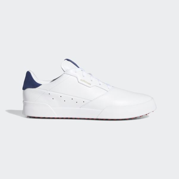 Chaussure De Golf Adicross Retro Blanche Adidas