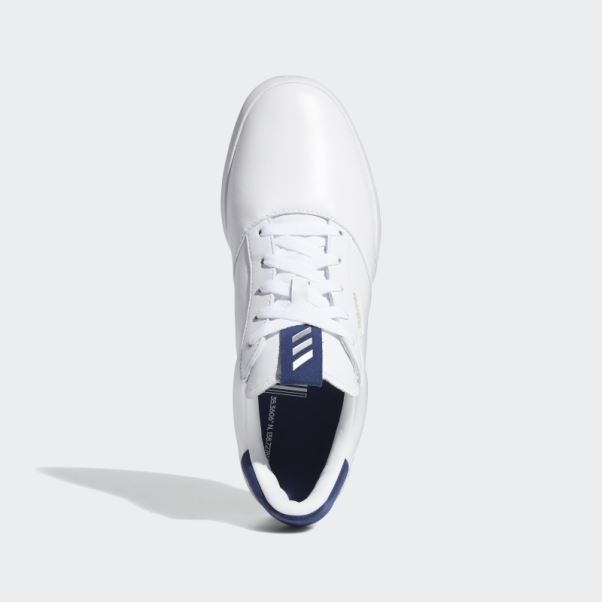 Chaussure De Golf Adicross Retro Blanche Adidas