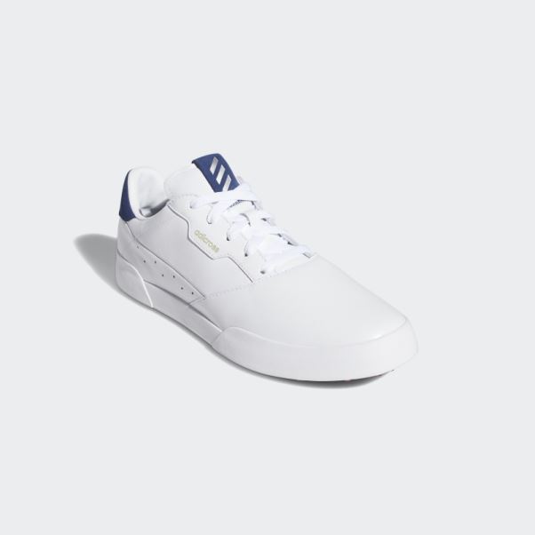 Chaussure De Golf Adicross Retro Blanche Adidas