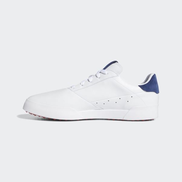 Chaussure De Golf Adicross Retro Blanche Adidas