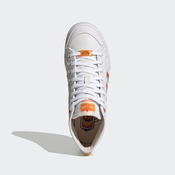 Adidas Nizza Platform Mid Chaussures Vegan Blanc