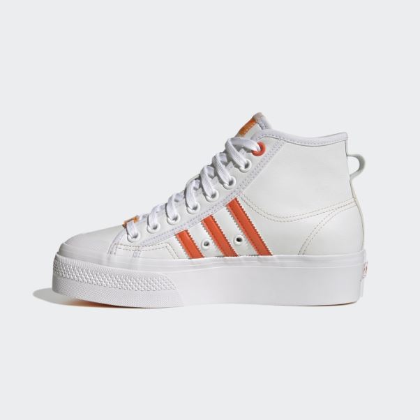 Adidas Nizza Platform Mid Chaussures Vegan Blanc