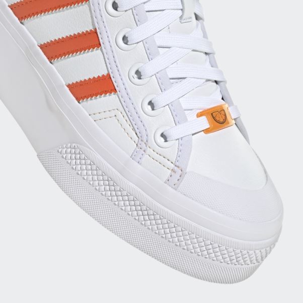Adidas Nizza Platform Mid Chaussures Vegan Blanc