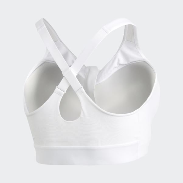 Soutien-gorge Ultime (taille Plus) Adidas Blanc