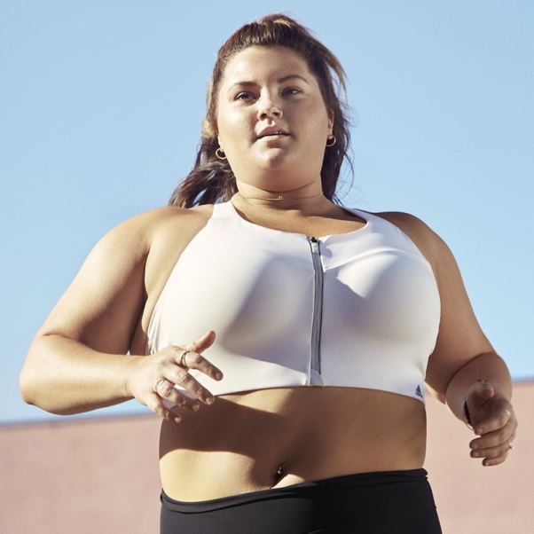 Soutien-gorge Ultime (taille Plus) Adidas Blanc