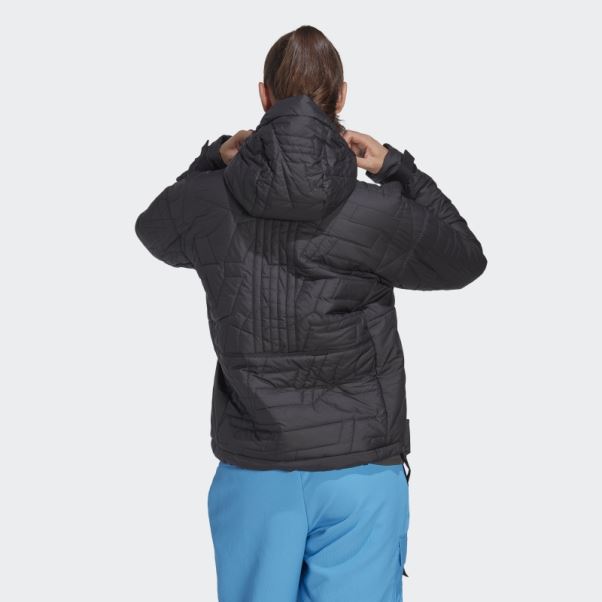 Chaud Adidas Terrex Made To Be Remade Rembourré Anorak Noir