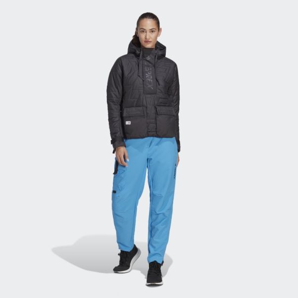 Chaud Adidas Terrex Made To Be Remade Rembourré Anorak Noir