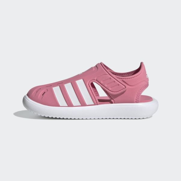 Adidas Sandales D'eau à Bout Fermé D'été Ton Rose
