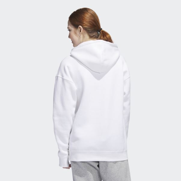 Sweat à Capuche Adidas Originals Blanc