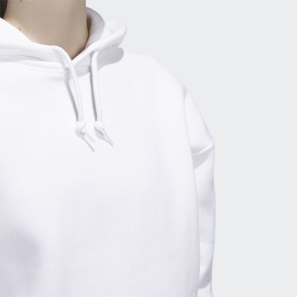 Sweat à Capuche Adidas Originals Blanc