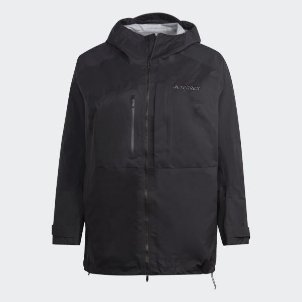 Veste De Randonnée Terrex Xploric Rain.rdy (grande Taille) Adidas Noir