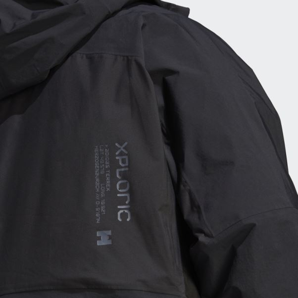 Veste De Randonnée Terrex Xploric Rain.rdy (grande Taille) Adidas Noir