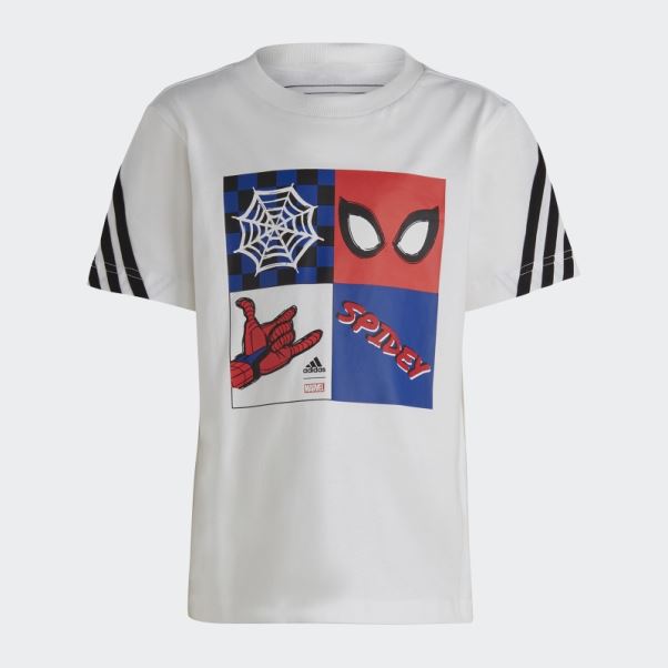 T-shirt Adidas X Marvel Spider-man Blanc