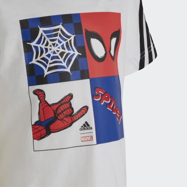 T-shirt Adidas X Marvel Spider-man Blanc
