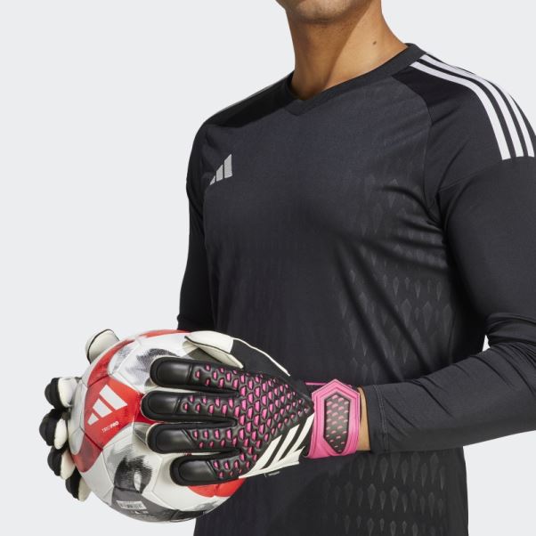 Predator Match Fingersave Gants De Gardien Adidas Noir