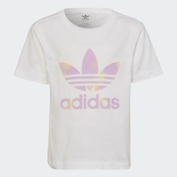 Ensemble Short Et T-shirt Logo Graphique Blanc Adidas