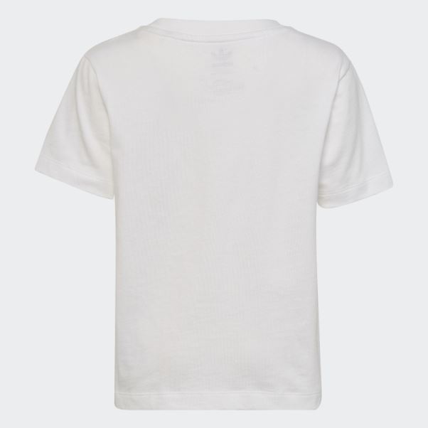 Ensemble Short Et T-shirt Logo Graphique Blanc Adidas