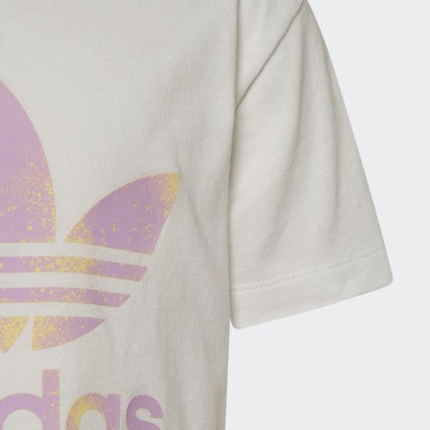 Ensemble Short Et T-shirt Logo Graphique Blanc Adidas