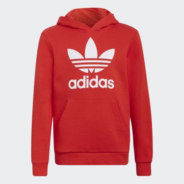 Mode Adidas Sweat à Capuche Trèfle Blanc