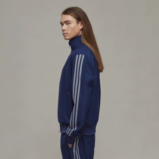 Adidas Y-3 3-stripes Haut De Survêtement En Laine Raffinée