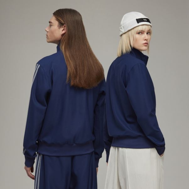 Adidas Y-3 3-stripes Haut De Survêtement En Laine Raffinée