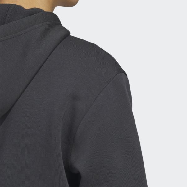 Adidas Nyc Sweat à Capuche Graphique Carbone