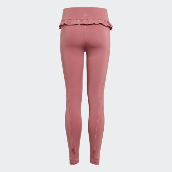 Collants Adidas Yoga Aeroready Taille Haute 7/8 Rose