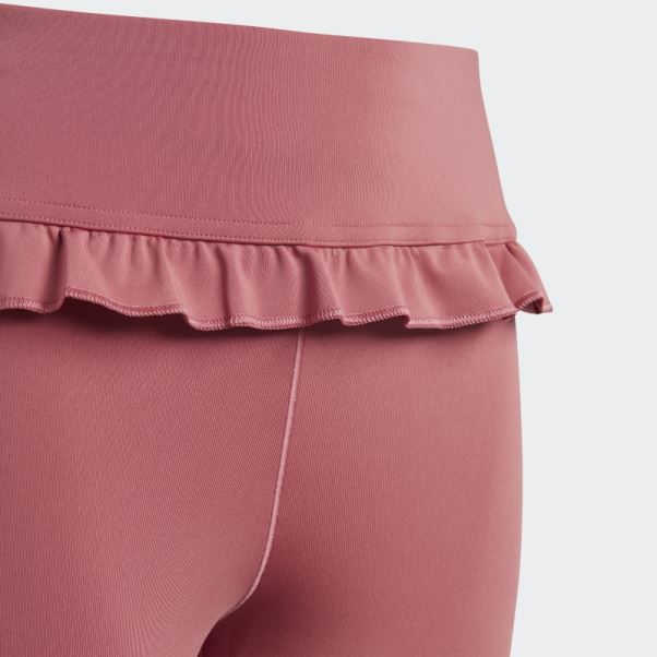 Collants Adidas Yoga Aeroready Taille Haute 7/8 Rose