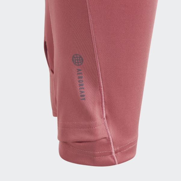 Collants Adidas Yoga Aeroready Taille Haute 7/8 Rose